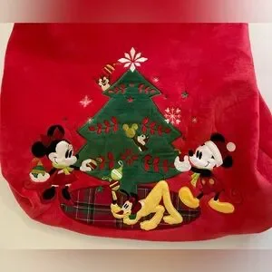 Disney Holiday Rare Disney Store Holiday Santa Sack Pluto